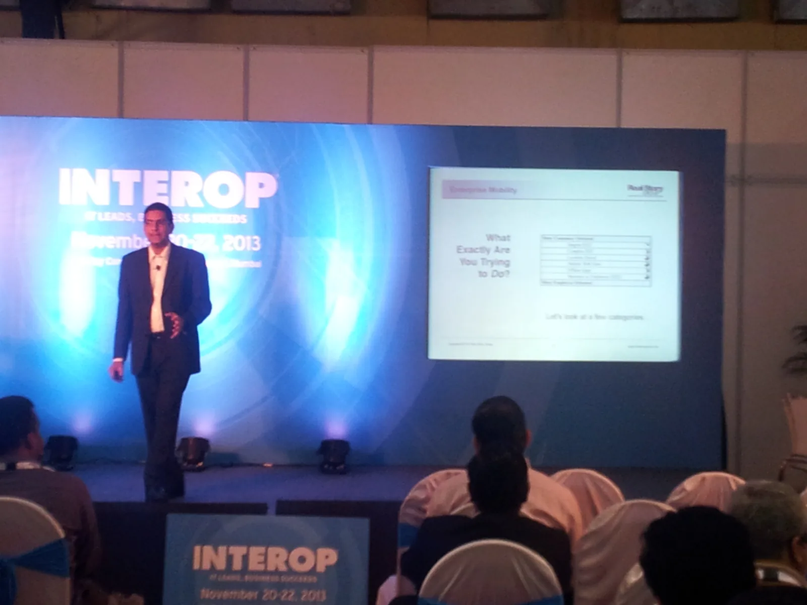 Kashyap Kompella presenting at Interop in 2013